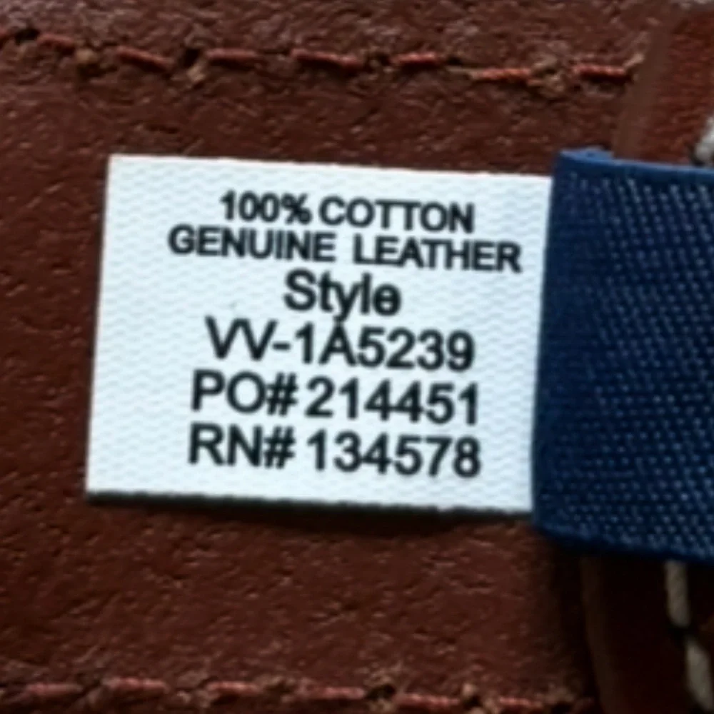 Vineyard Vines Youth or Men’s Woven Braided Stretch Leather Belt Size 30